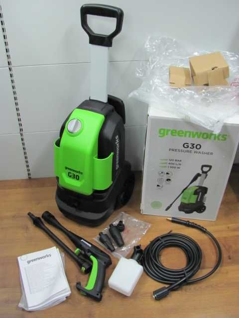 Мийка високого тиску GREENWORKS G30 1500W міні-мийка з Німеччини
