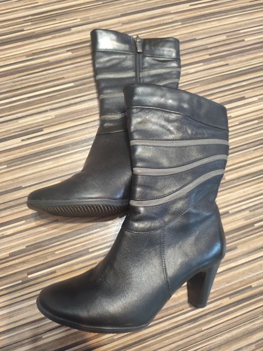 Kozaki skórzane Bio Eco Arka r.38  Polski producent