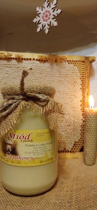 Miód rzepakowy z rodzinnej pasieki