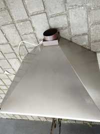 Витяжка кухонна з нержавіючої сталі робоча
