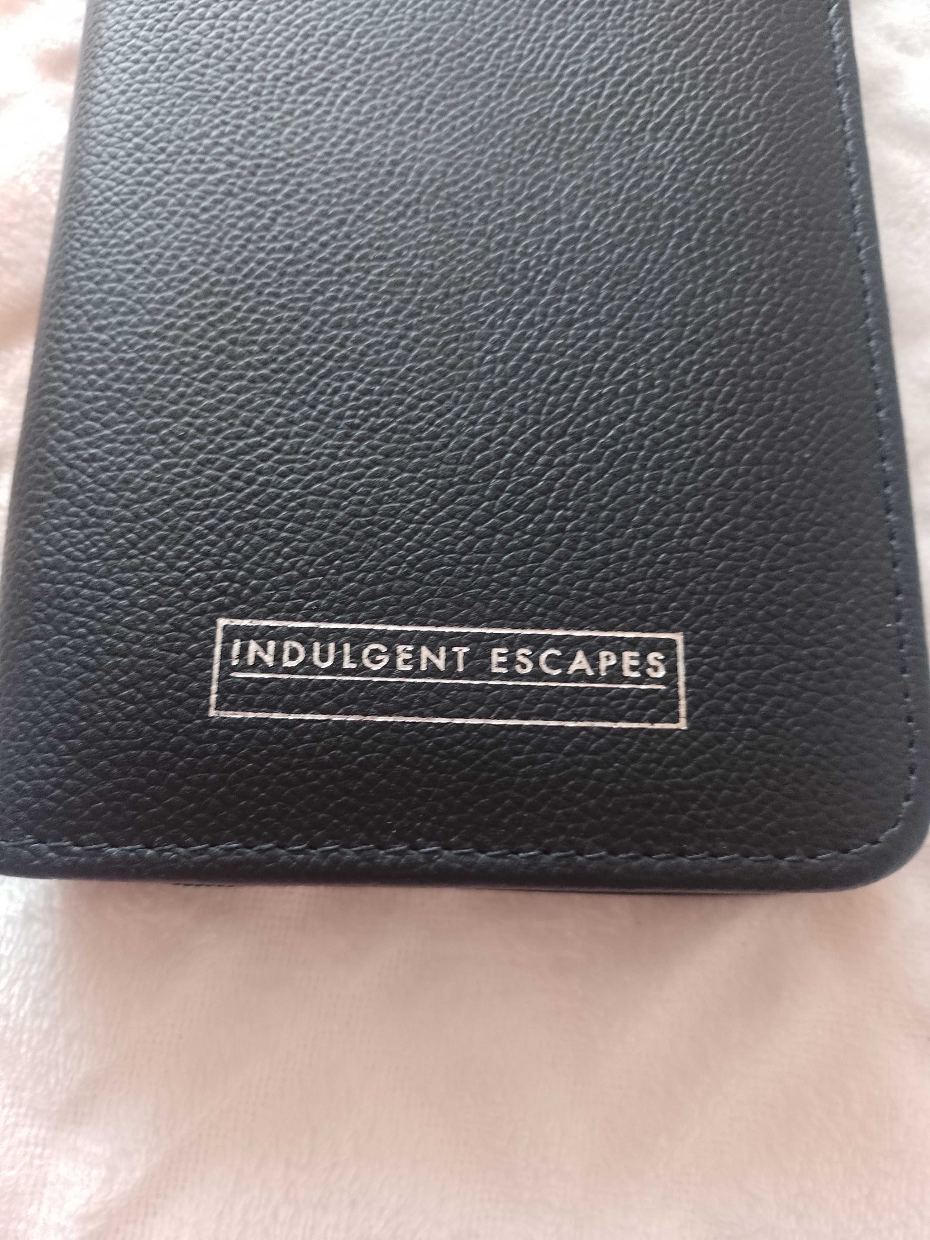 Genuine Leather/Duży, skórzany portfel na karty z Londynu, saszetka