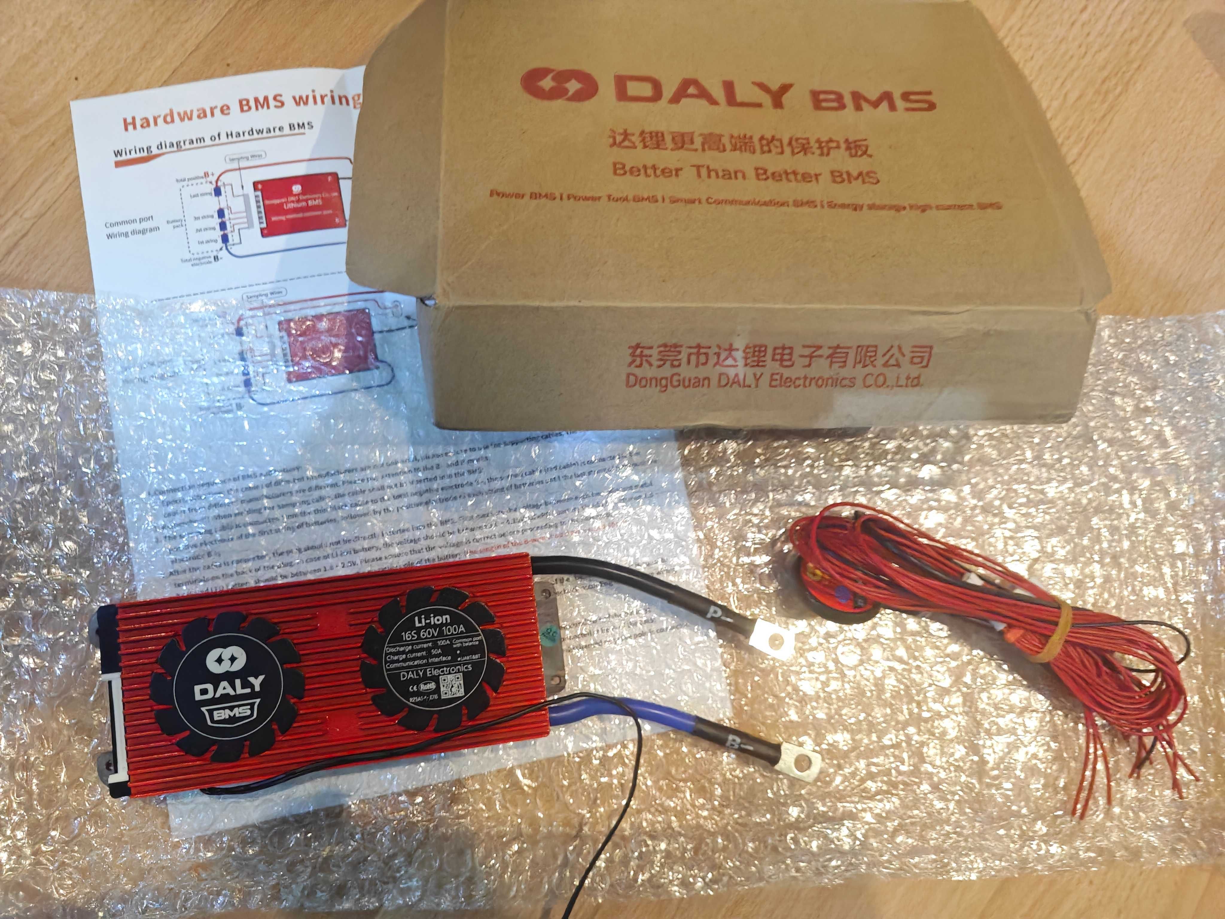 Daly bms 16s 100a li-ion bluetooth