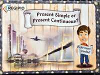 Regipio Gra językowa Present simple or present continuous