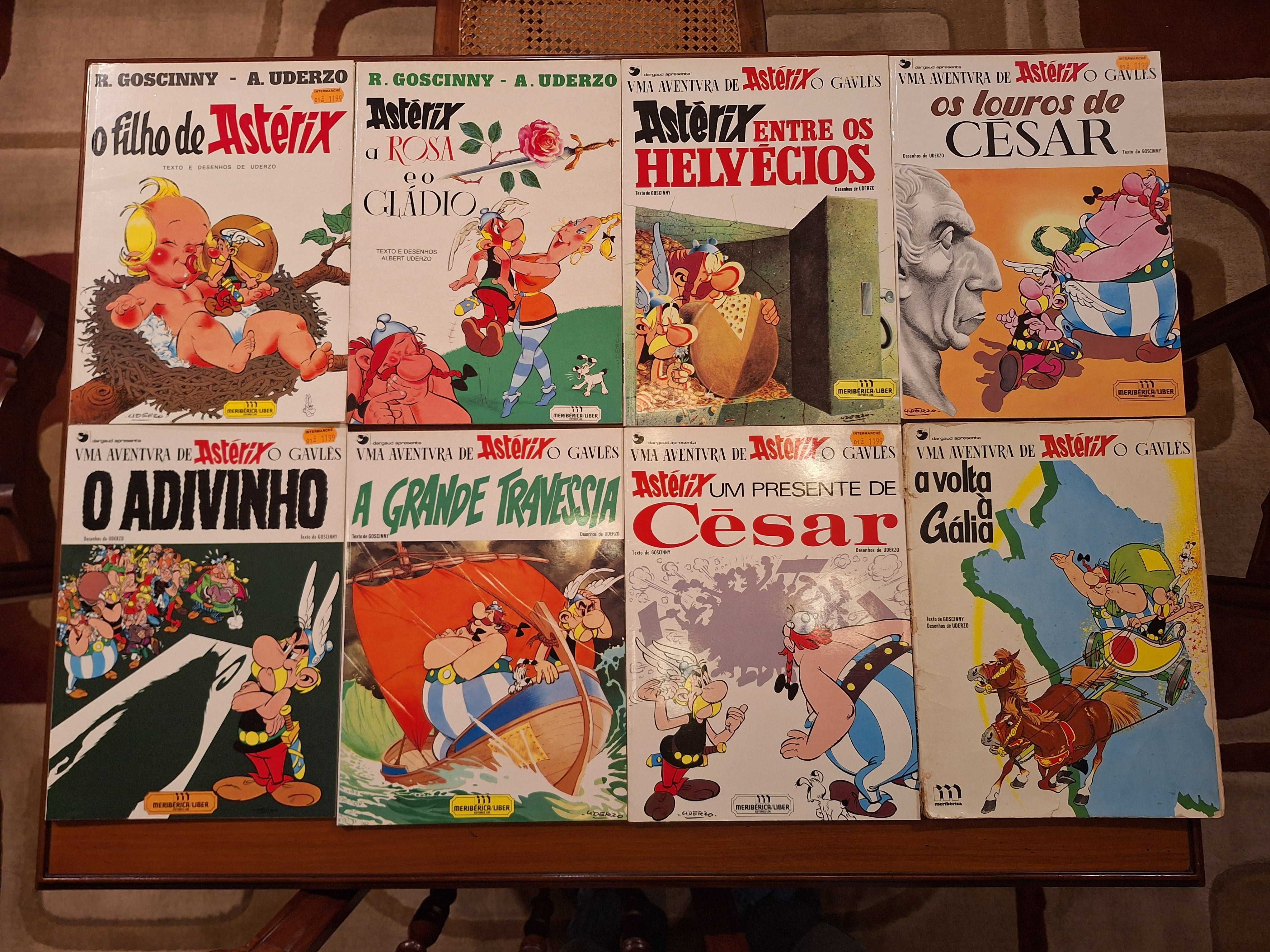 8 livros do Asterix