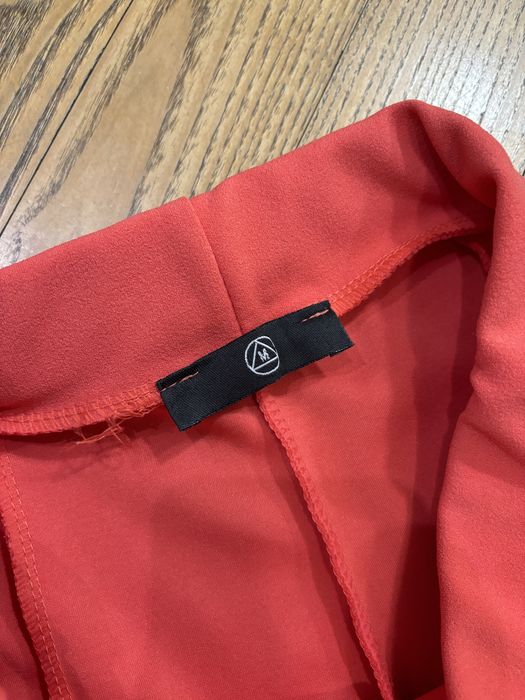 Eleganckie nowe koralowe spodnie Missguided 36 S na komunię chrzest