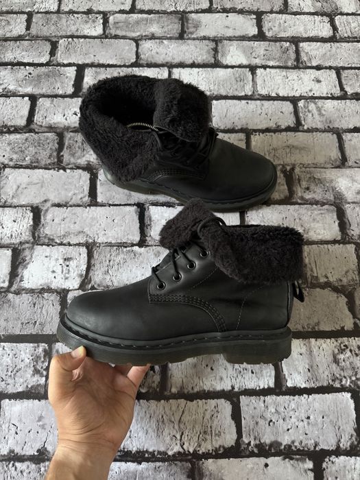 Ботинки Dr. Martens 1460 Kolbert Wintergrip Black Snowplow