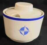 Gdańsk Tourist Cukierniczka Porcelanowa Nowa Vintage PRL Lubiana 1987