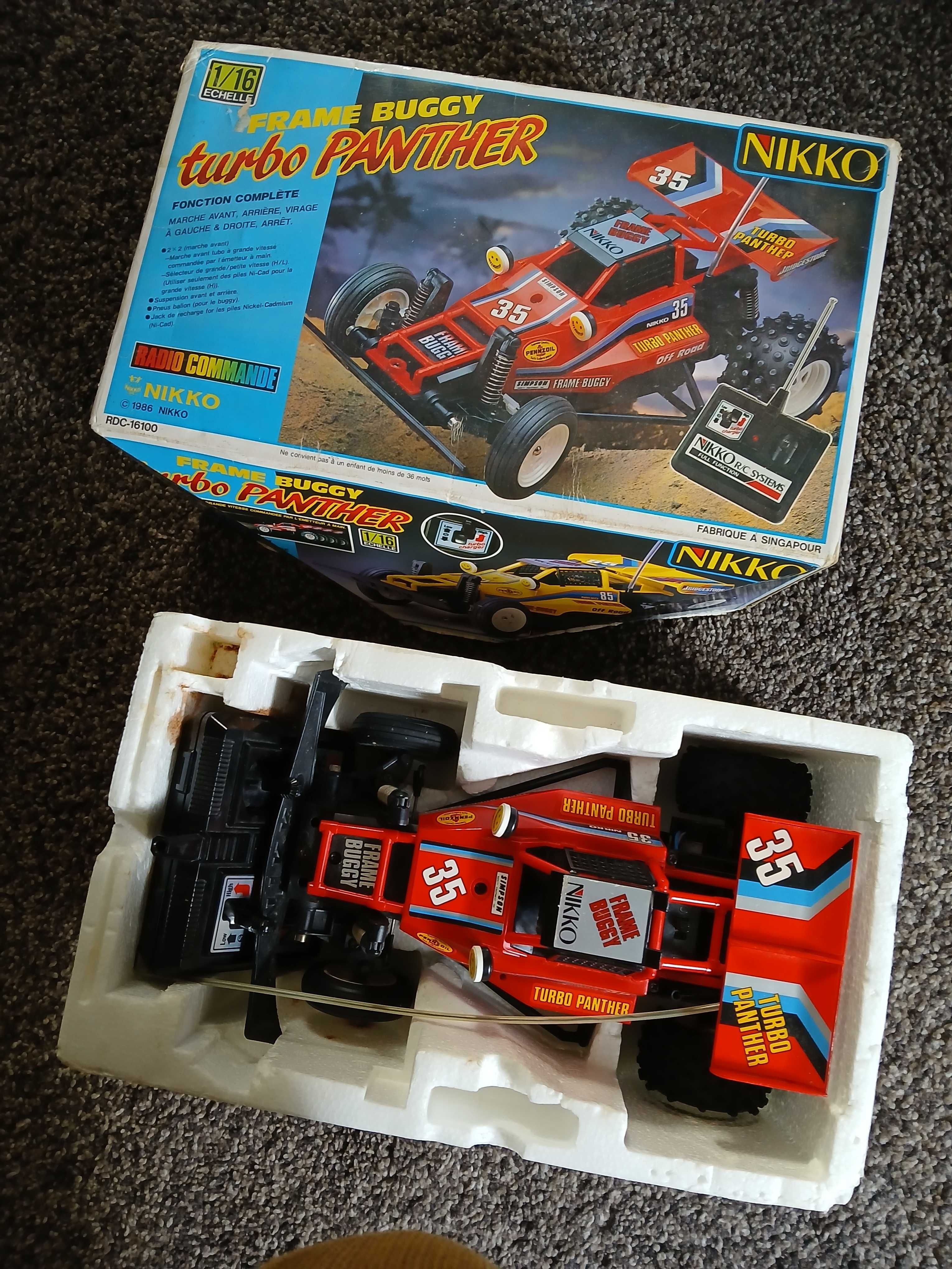 Buggy da NIKKO - "Frame buggy turbo panther"- com caixa original