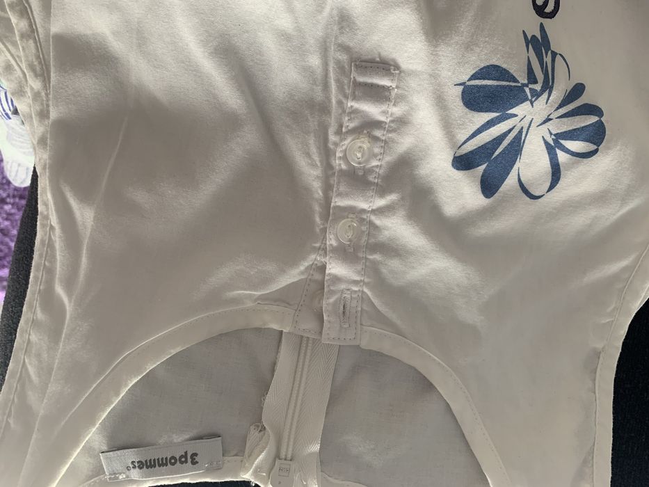 Vestido branco com flores