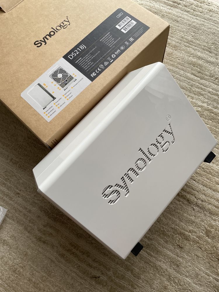 Synology DS218j jak nowy