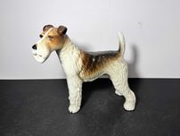 Figurka porcelana pies Foksterier Szorstkowłosy- Coopercraft