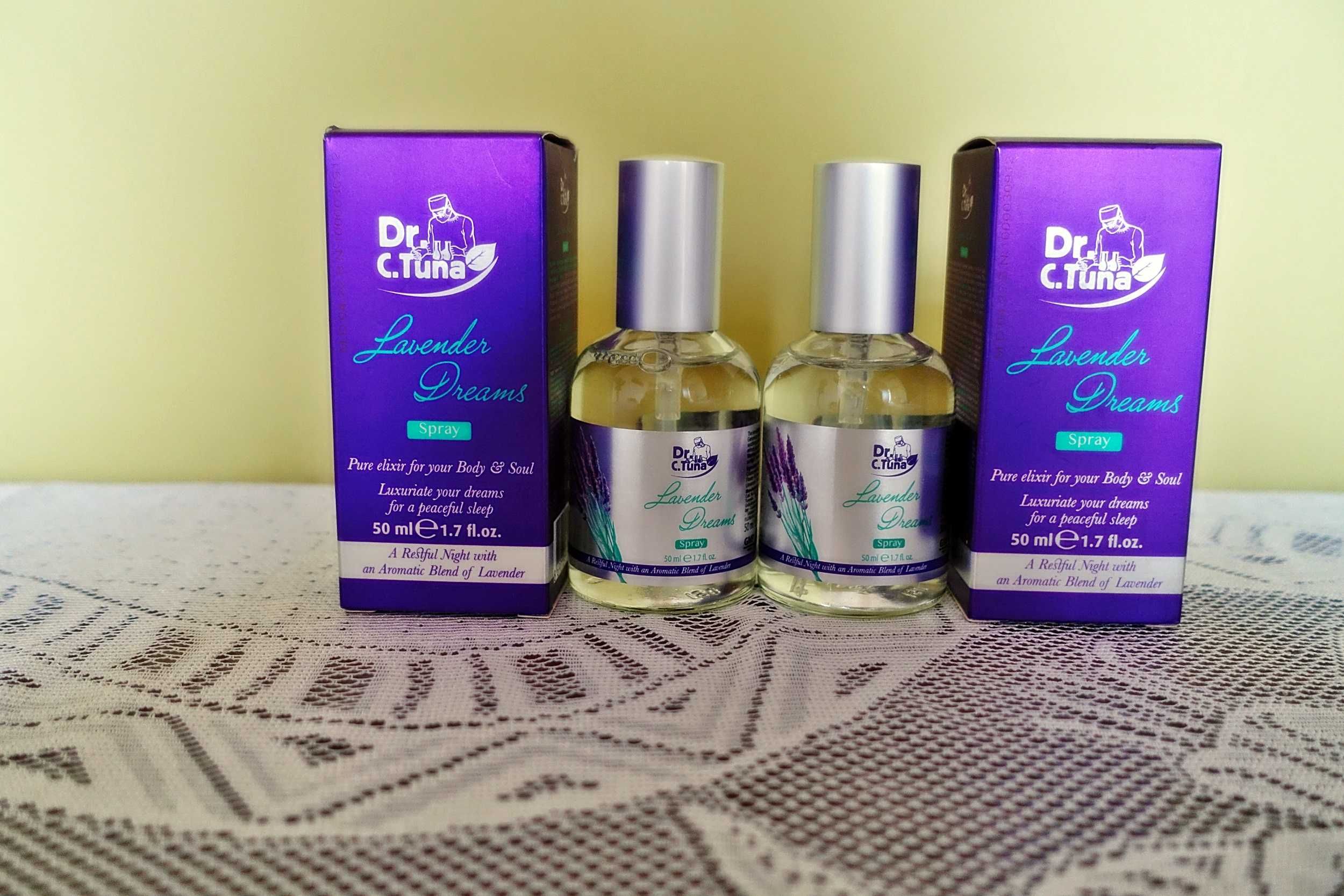 Zestaw relaksująca mgiełka do pościeli Dr.C.Tuna  2 x 50 ml Farmasi.
