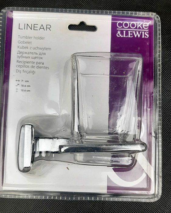 Kubek łazienkowy z uchwytem Cooke&Lewis