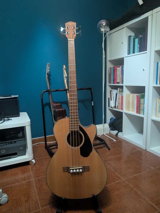 Baixo Eletroacústico Fender CB-60SCE  como novo