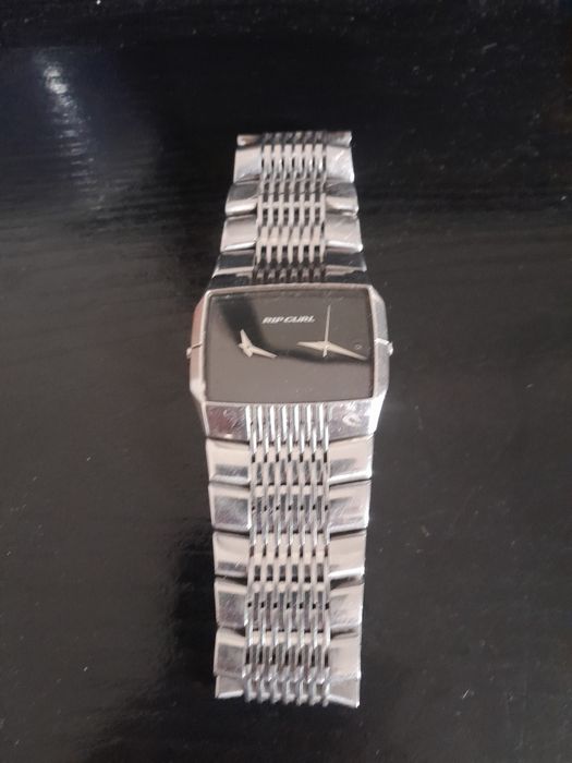 Relógio masculino Rip Curl Vegas de fuso horário duplo em aço inoxidáv