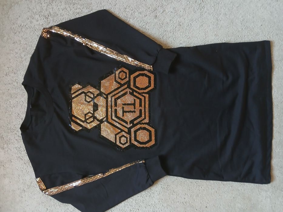 Tunika ze złotym misiem rozm. S