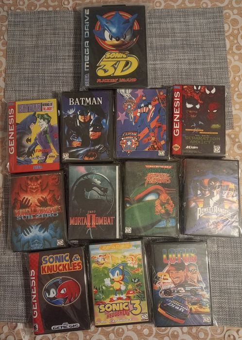 Картриджі Sega MD