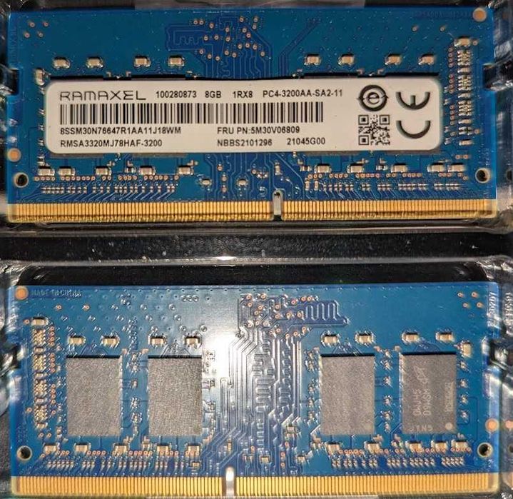 Pamięć RAM Ramaxel 16 GB (2 x 8 GB) 3200 CL22 SODIMM