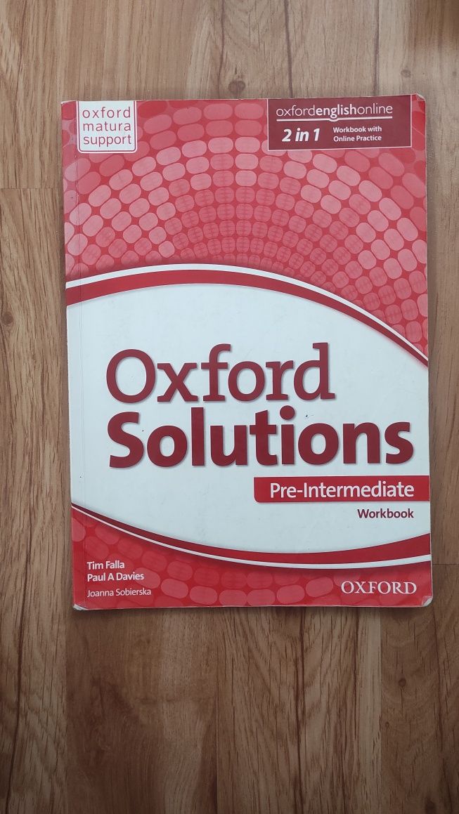 Oxford Solutions workbook