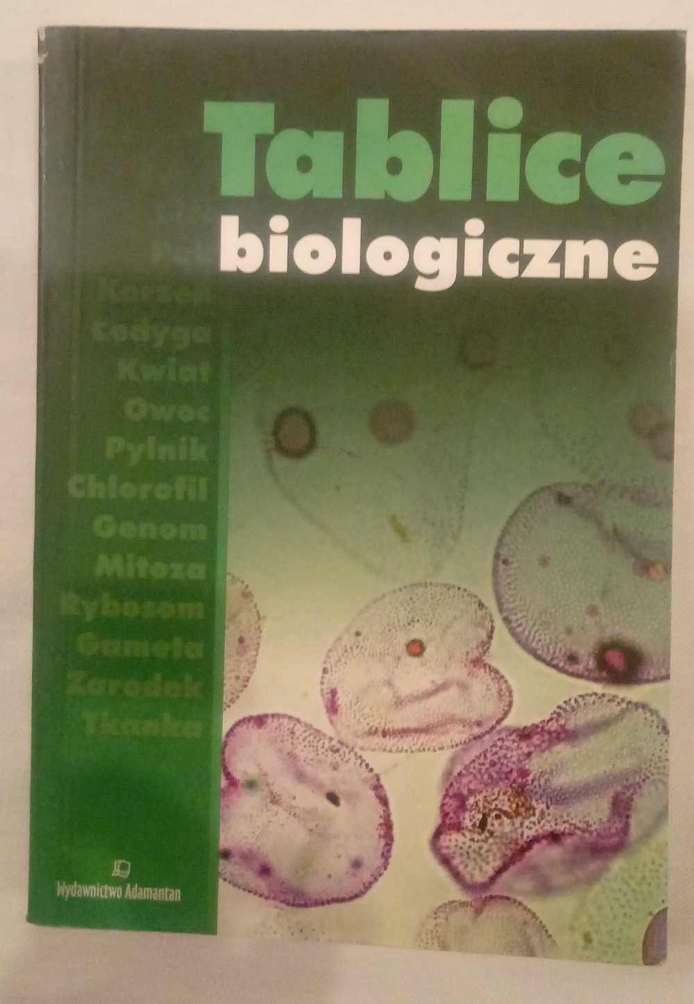 Tablice biologiczne wydawnictwo Adamantan
