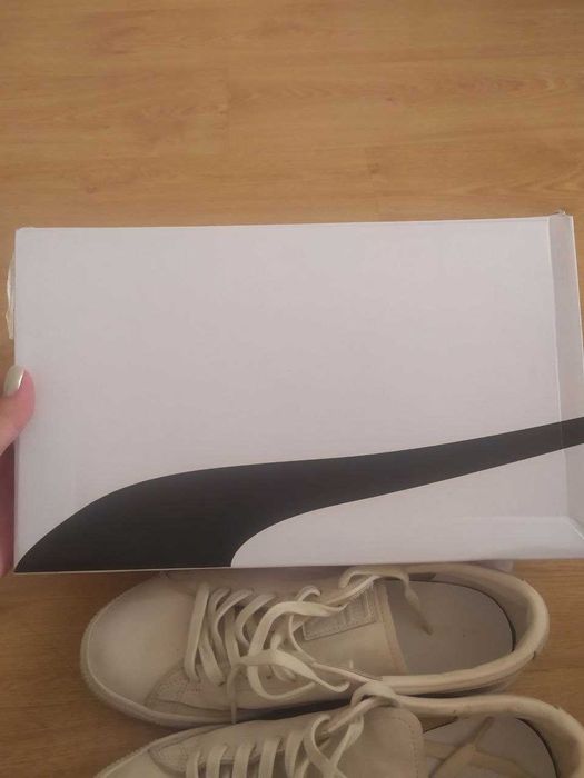 Кросівки оригінальні PUMA кеди натуральний нубук