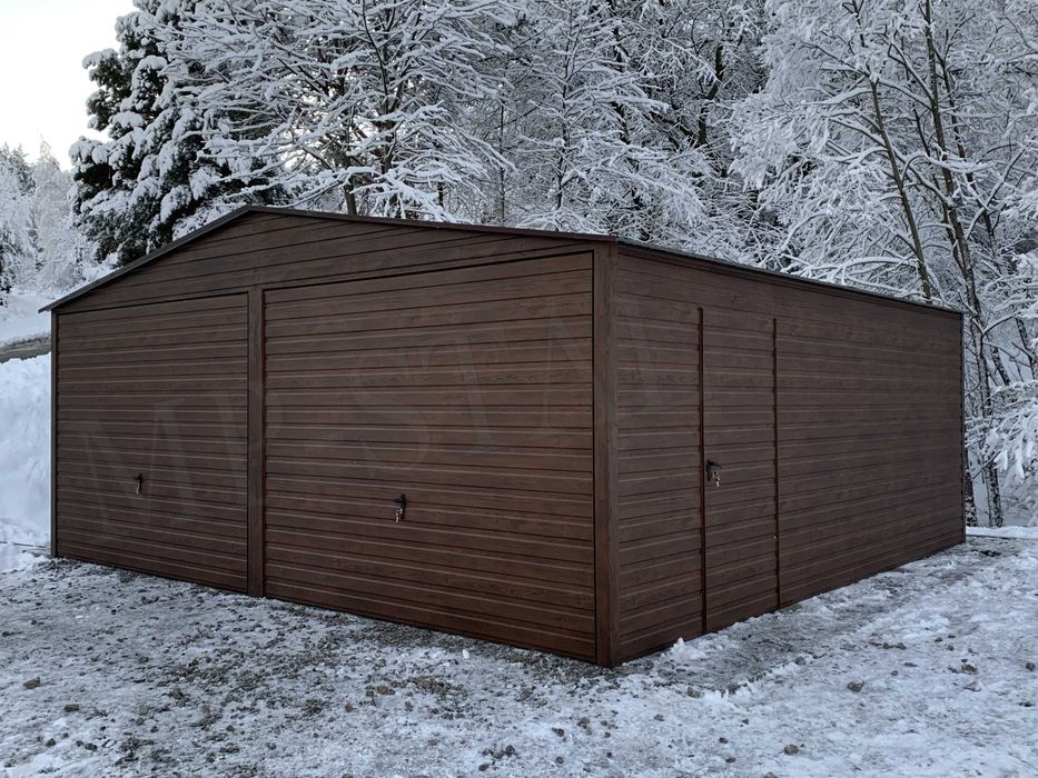Garaże blaszane dwuspadowe PREMIUM