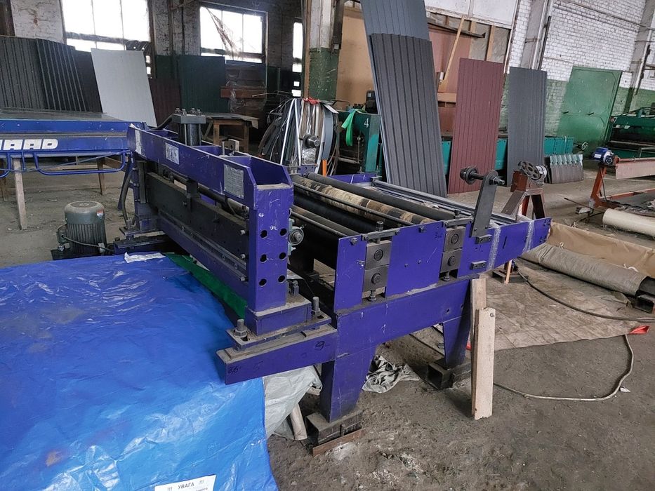 Продається готовий бізнес по виготовленню профнастила і металочерепиці