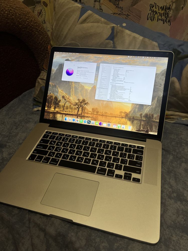 Macbook pro 15 2015 R9 m370x/16gb/512/i7