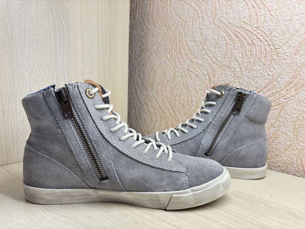 Кожаные кеды, кеди Timberland.