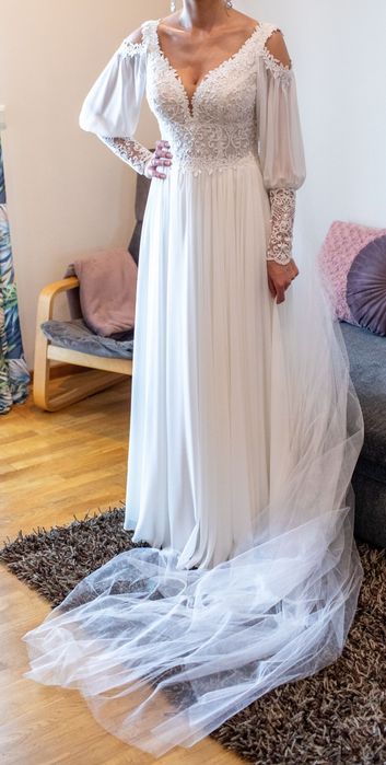 Suknia ślubna Gracja Venus rozmiar 36 miseczka E