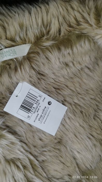 Kamizelka ze sztucznym futrem