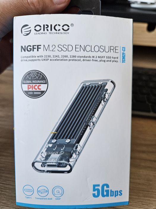 Obudowa dysk ssd m.2