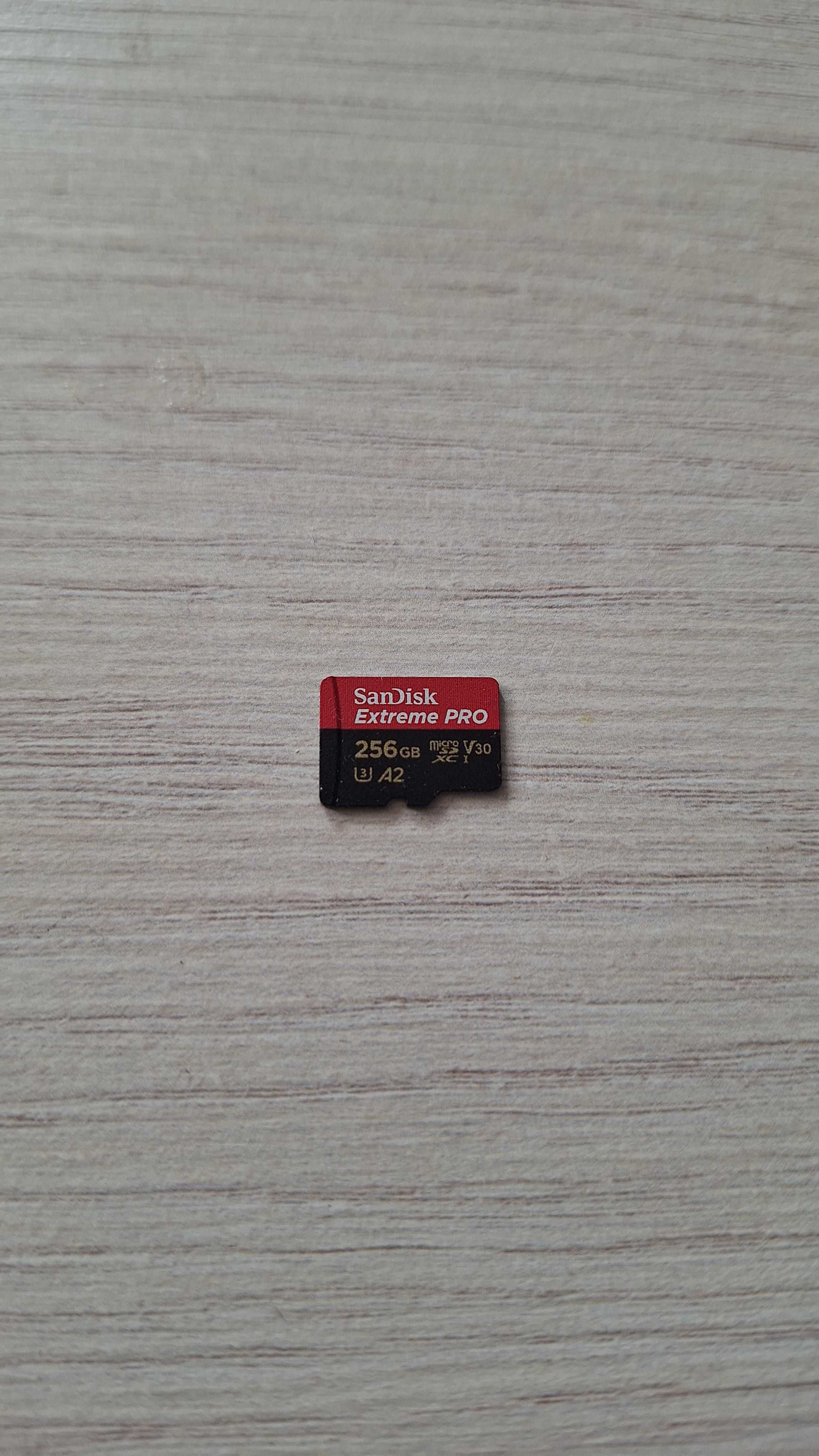 Karta micro sd Sandisk Extreme Pro 256gb sprawna
