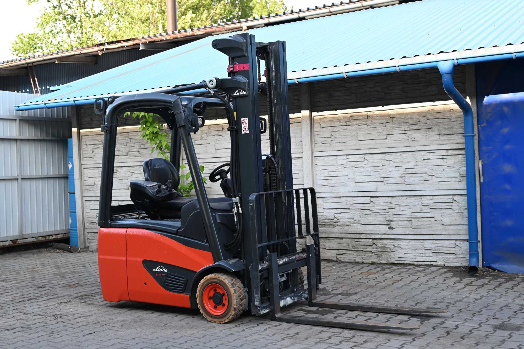 Wózek widłowy Linde E15 Triplex 540cm 4500 mth 2019 rok rok FHP 390
