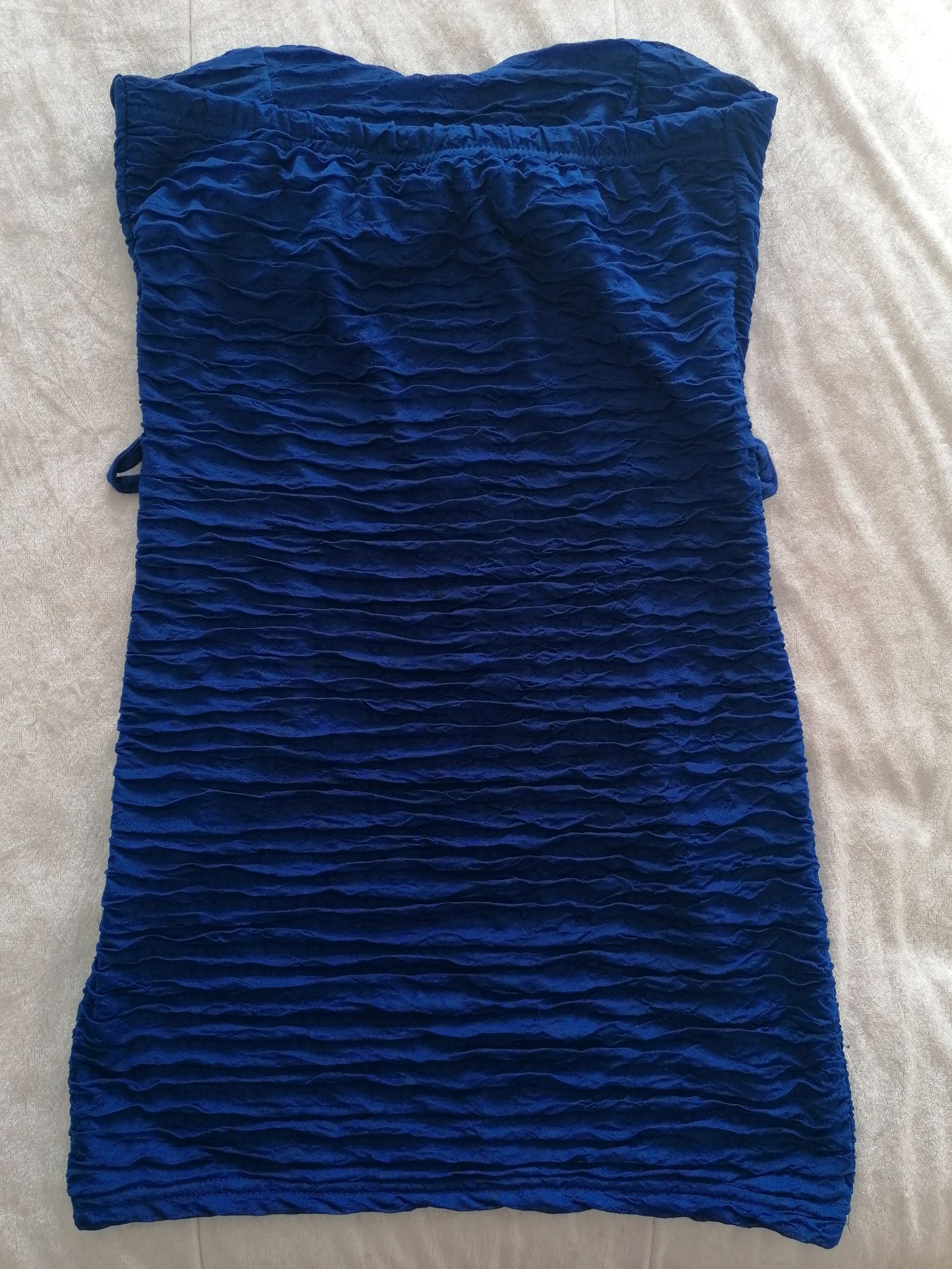 Vestido azul de cerimónia Tamanho S