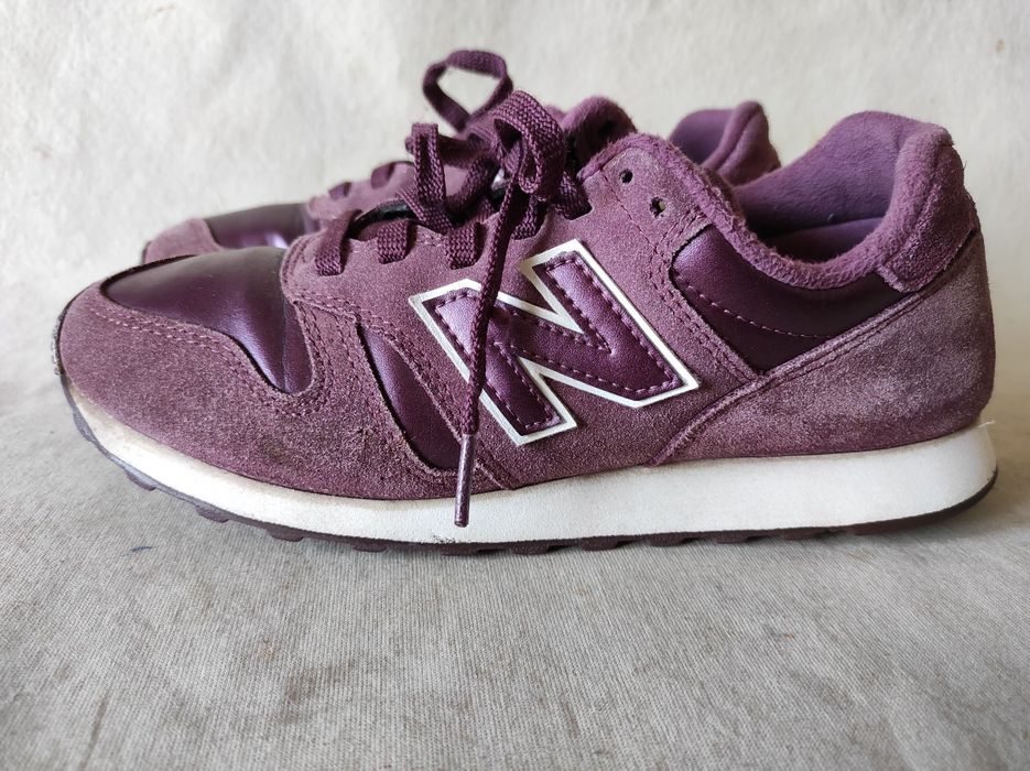 New Balance sneakersy damskie WL 373PBV bordowe skóra nr 38
