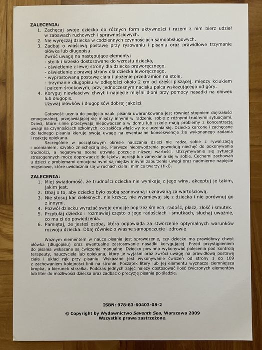 Piszę po śladzie 109 kart