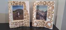 2 Porta-retratos de cerâmica