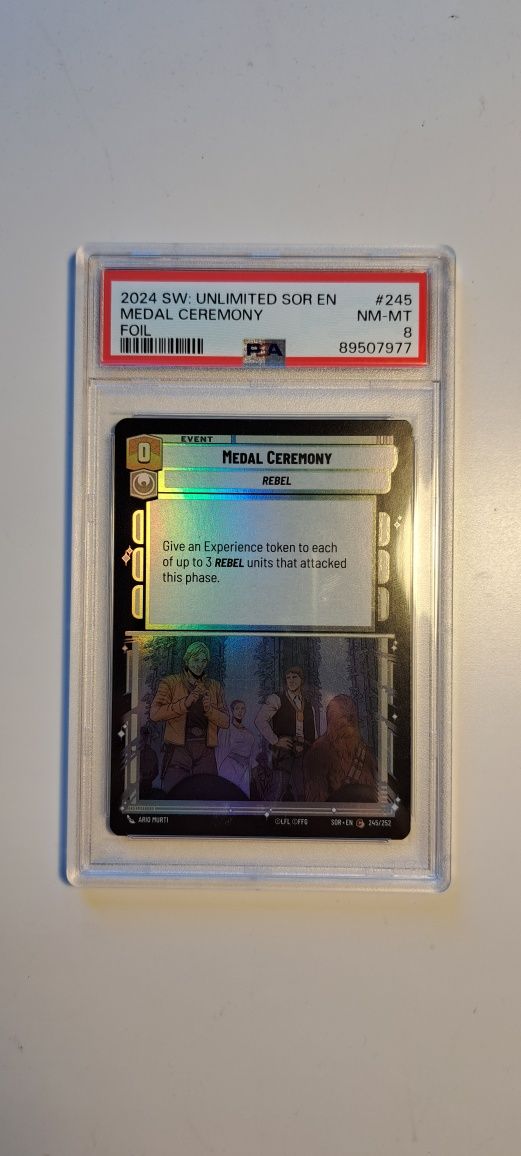 Medal Ceremony (Foil) Star Wars Unlimited PSA 8