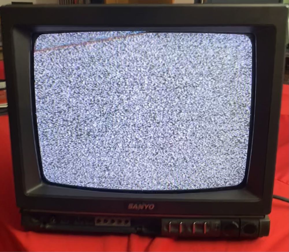 Televisão Antiga Sanyo
