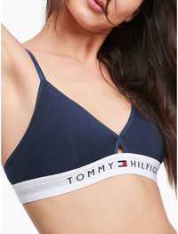 Tommy Logo Triangle Bralette