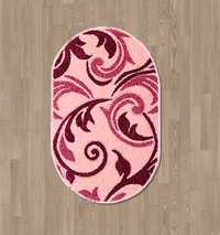 Килим (ковер) Rubin Raduga 1,50x2,30 м овальний рожевий