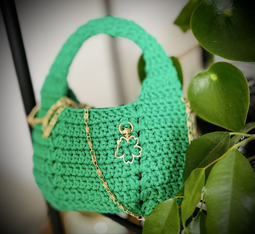 Hobo Bag - szydełkowa torebka mini