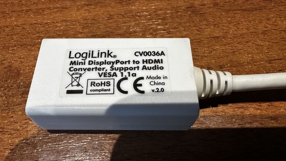 LogiLink przejsciowka DisplayPort do HDMI