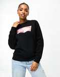 Levi'S 34 Xs Bluza Czarna Z Printem Logo J27437
