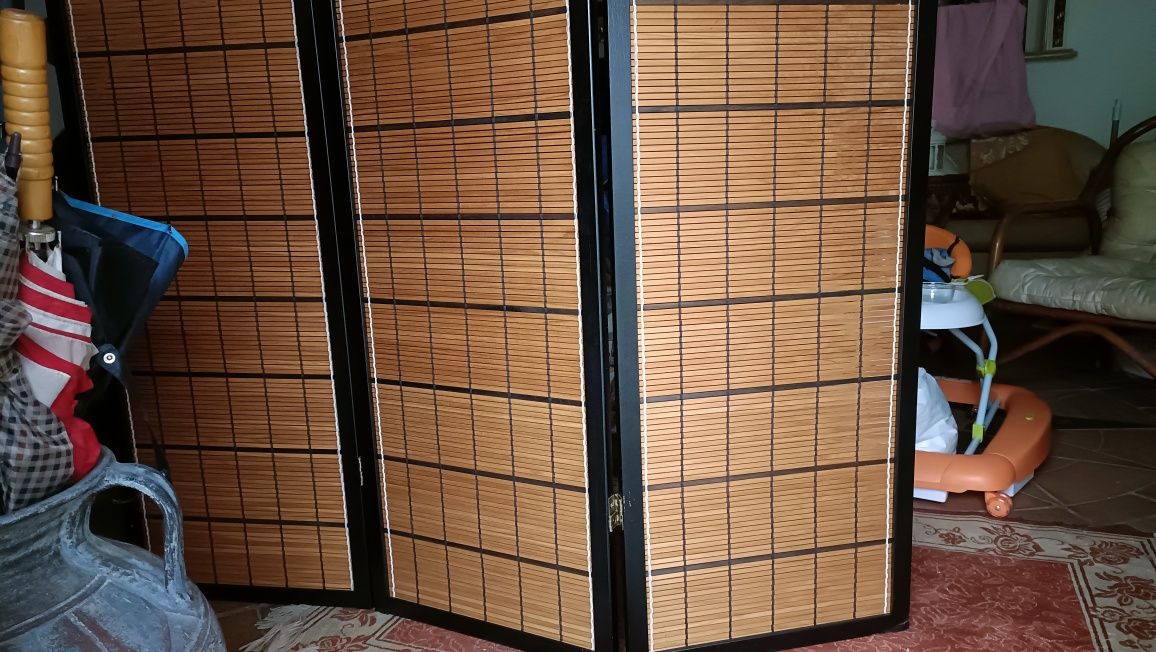 Biombo Natural 159 cm larg x163 cm alt