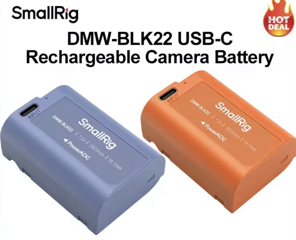Smallrig dmw blk22 для камер panasonic з usb-c