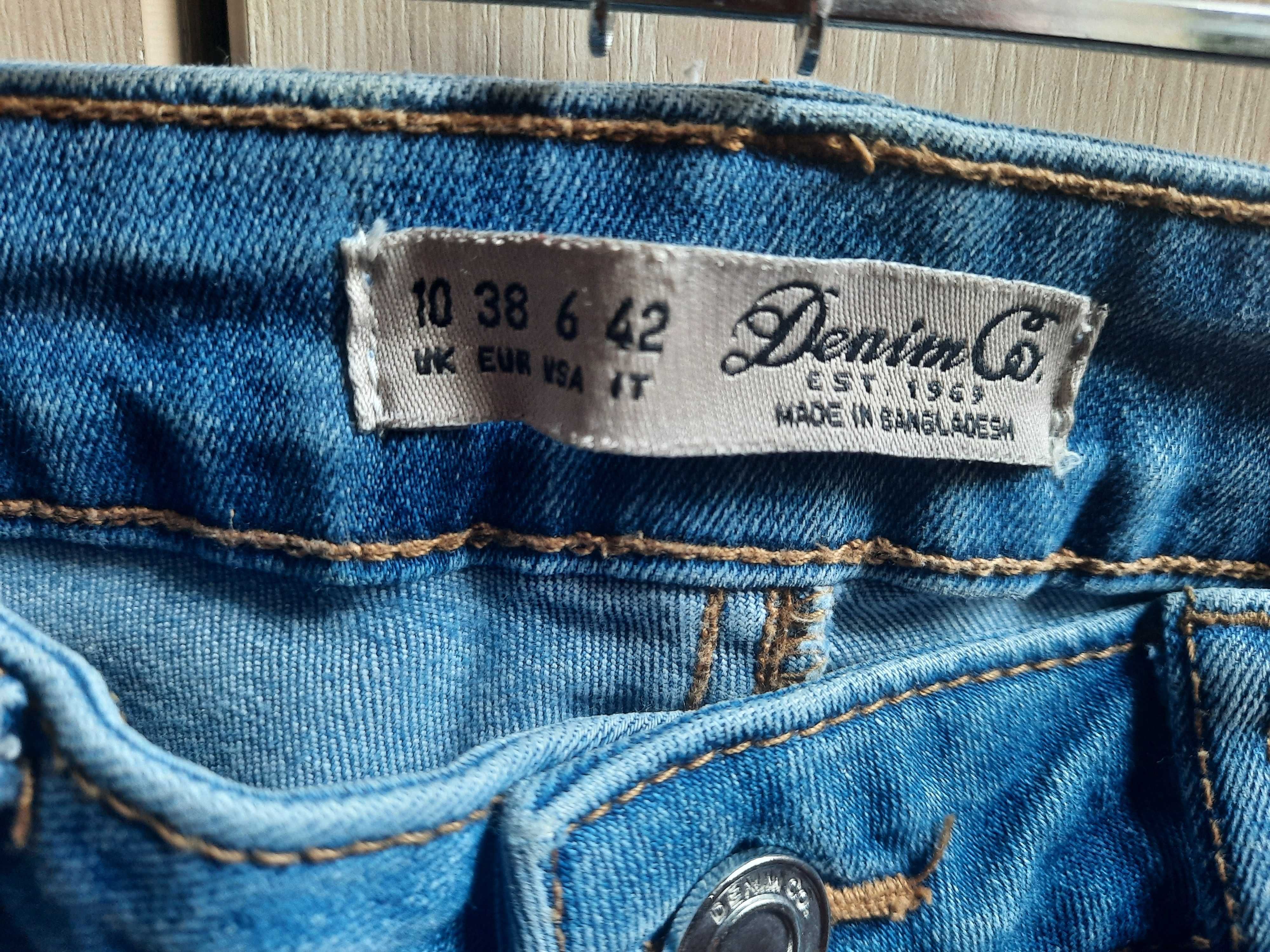 Джинсы Denim Co скинни С високой посадкой uk 10 S р. 44