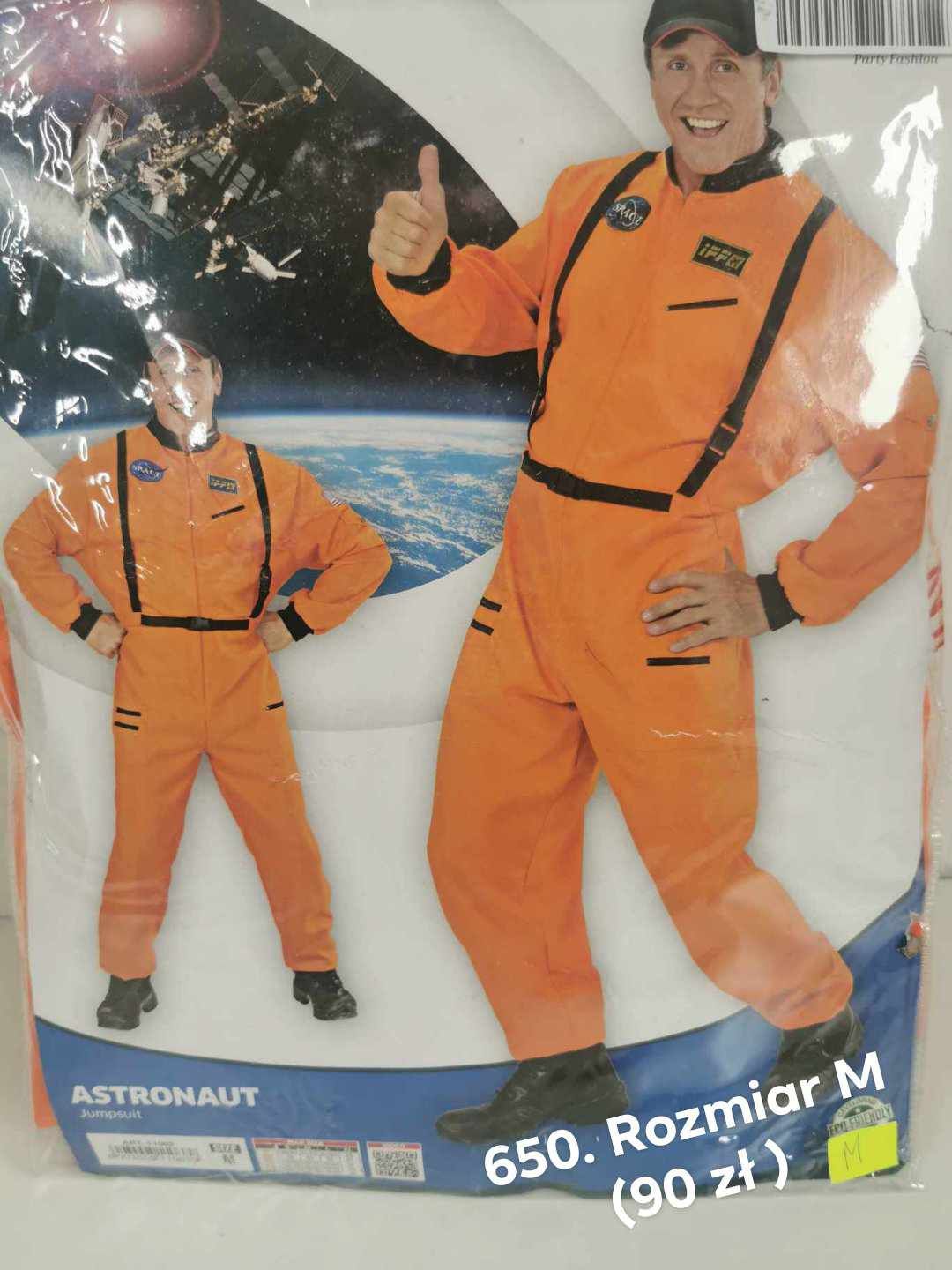 Strój astronauta pomarańczowy (650)